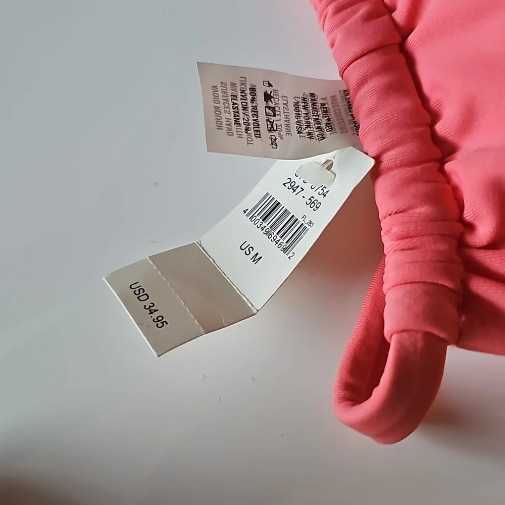 NWT Aerie Real Good Coral Bandeau Top